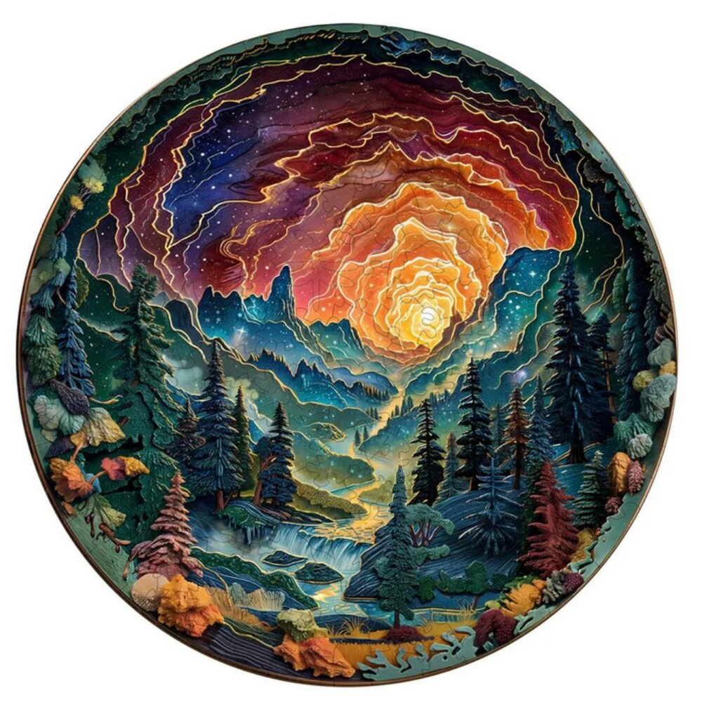 Cave Sky wooden jigsaw puzzle